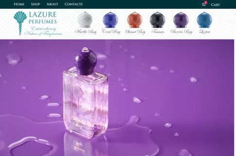 Lazure Perfumes: Boutique E‑commerce Website for a Niche Fragrance Brand