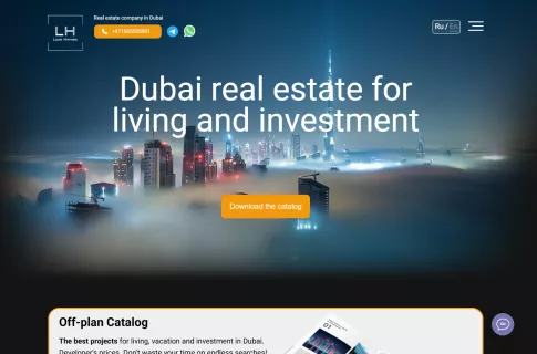 Luxe Homes: Real Estate Landing & Lead‑Generation Platform in Dubai